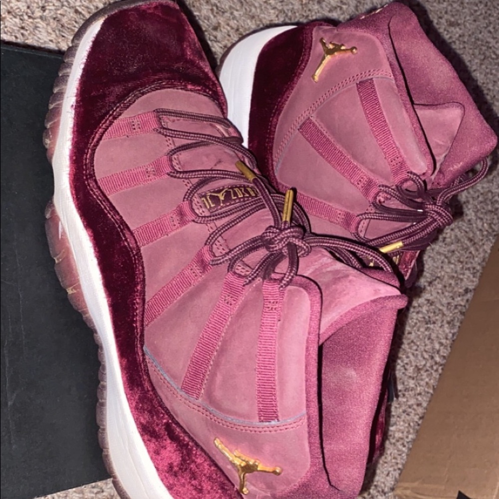 Red Velvet “Heiress” Jordan 11’s